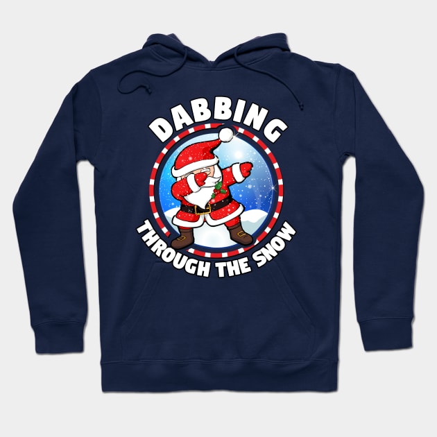 Dabbing Through The Snow Hoodie by zeno27